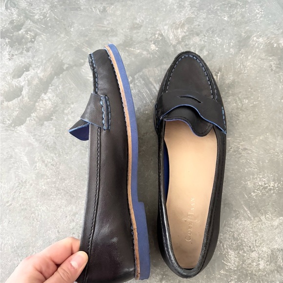 Women's Black Loafers - Picture 4 of 7